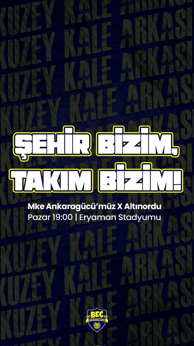 ’’Yarının adı umut...’’

Saat 19.00’da hep birlikte, Kuzey Kale Arkasındayız.

#PazarEryamandayız #beç