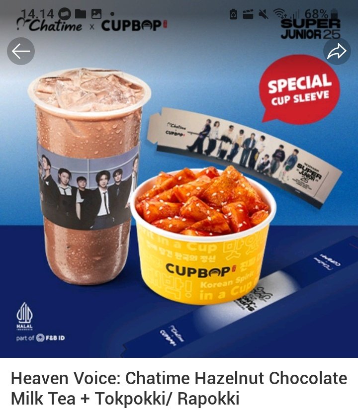 rindunoonajeno's tweet image. GUYS INI AKU YANG GAK UPDATE ATAU KURANG PROMOSI SIH? BARU TAU SUMPAH GARA" TADI LIAT MAKANAN DI SHOPEEFOOD PERASAAN BARU TAU DEH ATAU UDAH LAMA? 😭😭😭😭😭😭😭😭😭😭😭😭😭🙏🏻
#suju 
#SUPERJUNIOR 
#chatime