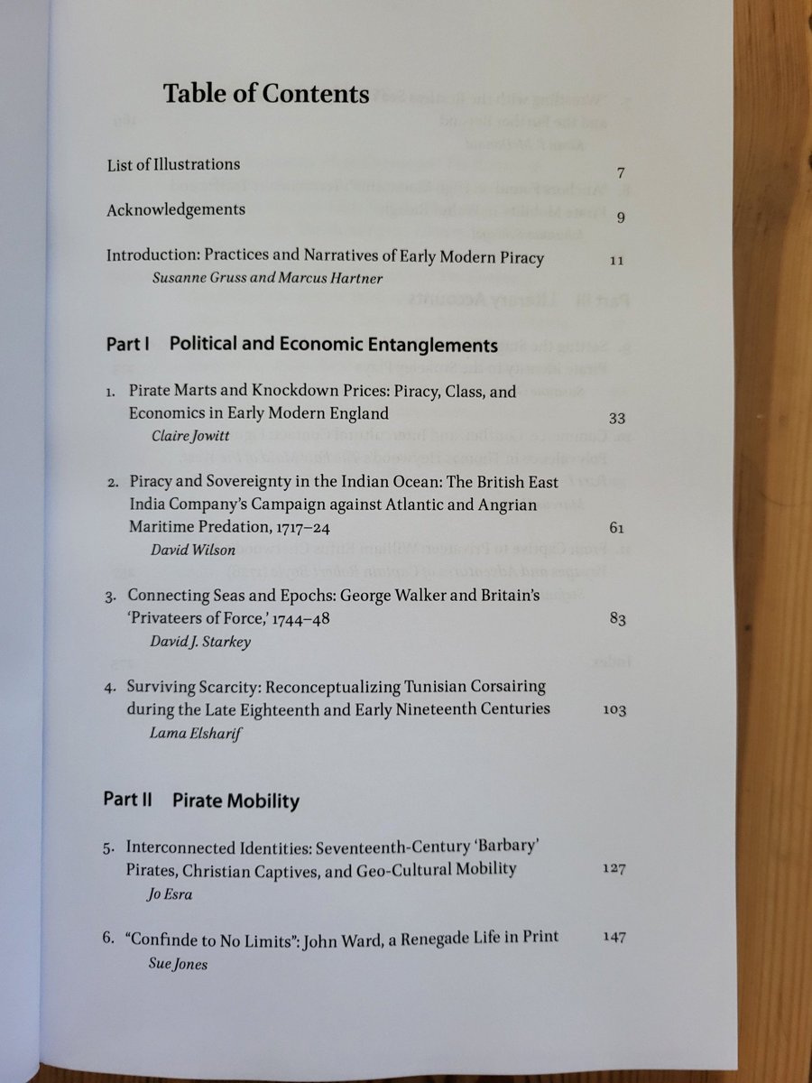 Lovely to receive my copies in the post of the latest <a href="/Maritime1400/">Maritime Humanities 1400-1800: Cultures of the Sea</a> book! Congrats to Susanne Gruss &amp; Marcus Hartner &amp; all the contributors (including moi!) 🏴‍☠️☠️🏴‍☠️☠️🏴‍☠️☠️