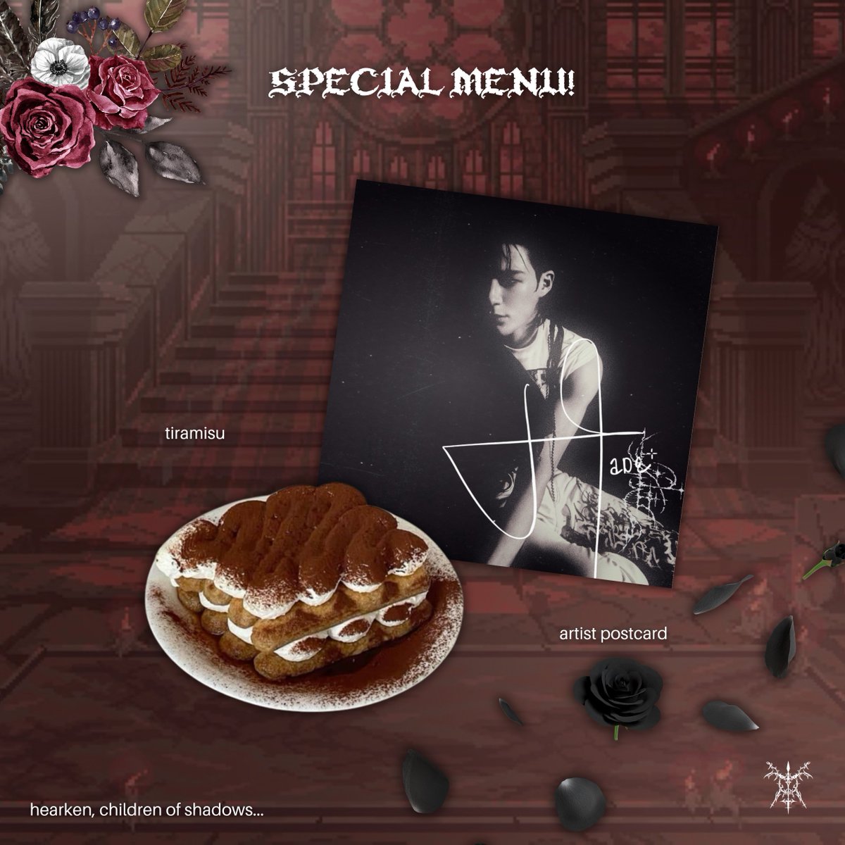 DIORneyToYou's tweet image. ⠀⠀

͏ ͏  ❪  𝐉𝐎𝐔𝐑𝐍𝐄𝐘 𝐓𝐎 𝐘𝐎𝐔  ❫     ⌕    DELIVERY !
                𓍢ִ໋🦇 ݁ ˖ִ ࣪  *    @sauliente  ♡⸝⸝
    ಇ.  let the day’s fleeting joy and the feast’s dark sweetness be yours.

⠀⠀