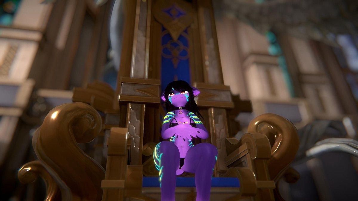 RosalinVRC's tweet photo. A queen needs her throne! 👑
#VRChatPhotography #VRChatPhotos #VRChay #Shark #Shork https://t.co/J9kZvnACuf