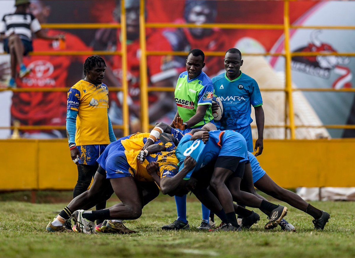 KyambogoRugby's tweet photo. Heathens gave us a free rugby clinic in Game 1 😅… final score 35-05. Don’t worry fam, syllabus has been covered, now it’s time for retakes! #Buffalo7s #NileSpecial7s #Amara https://t.co/yFNFkEHybB