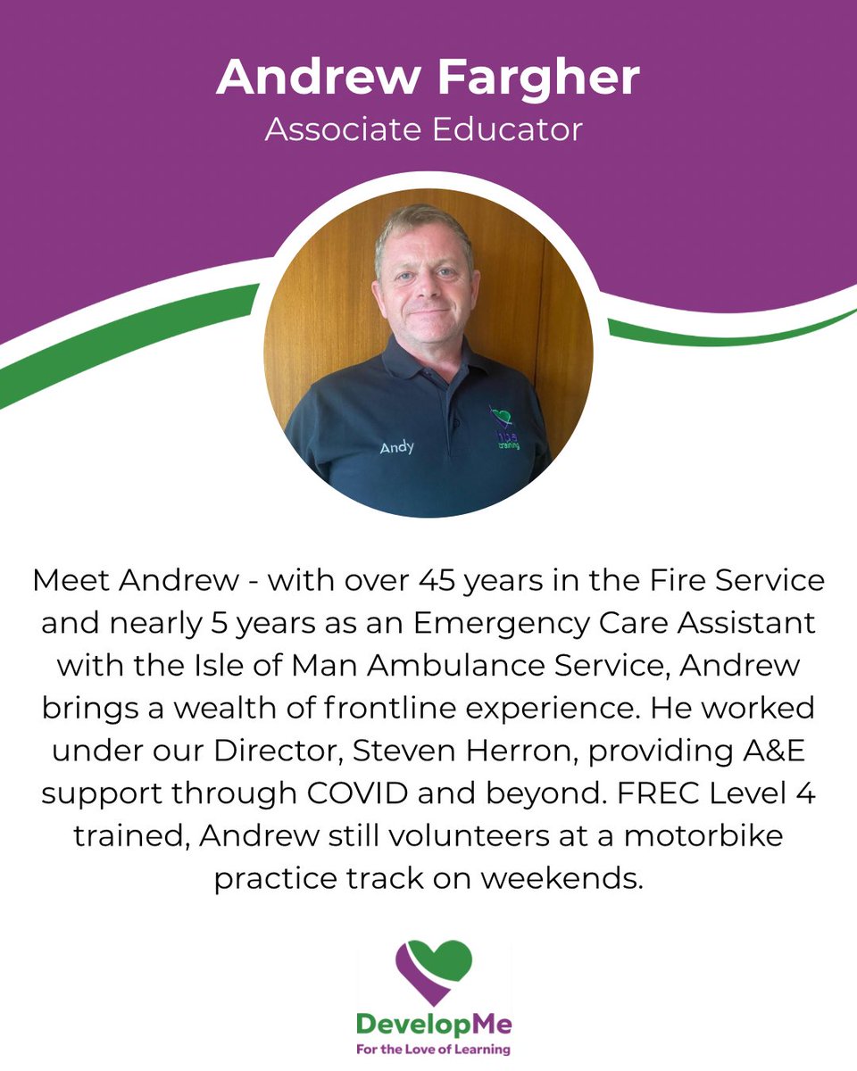 developmeltd's tweet image. 👋 Meet the people behind DevelopMe! Dedicated, passionate, and here to help you build life-saving confidence. 💜
#MeetTheTeam #DevelopMe #FirstAidTraining