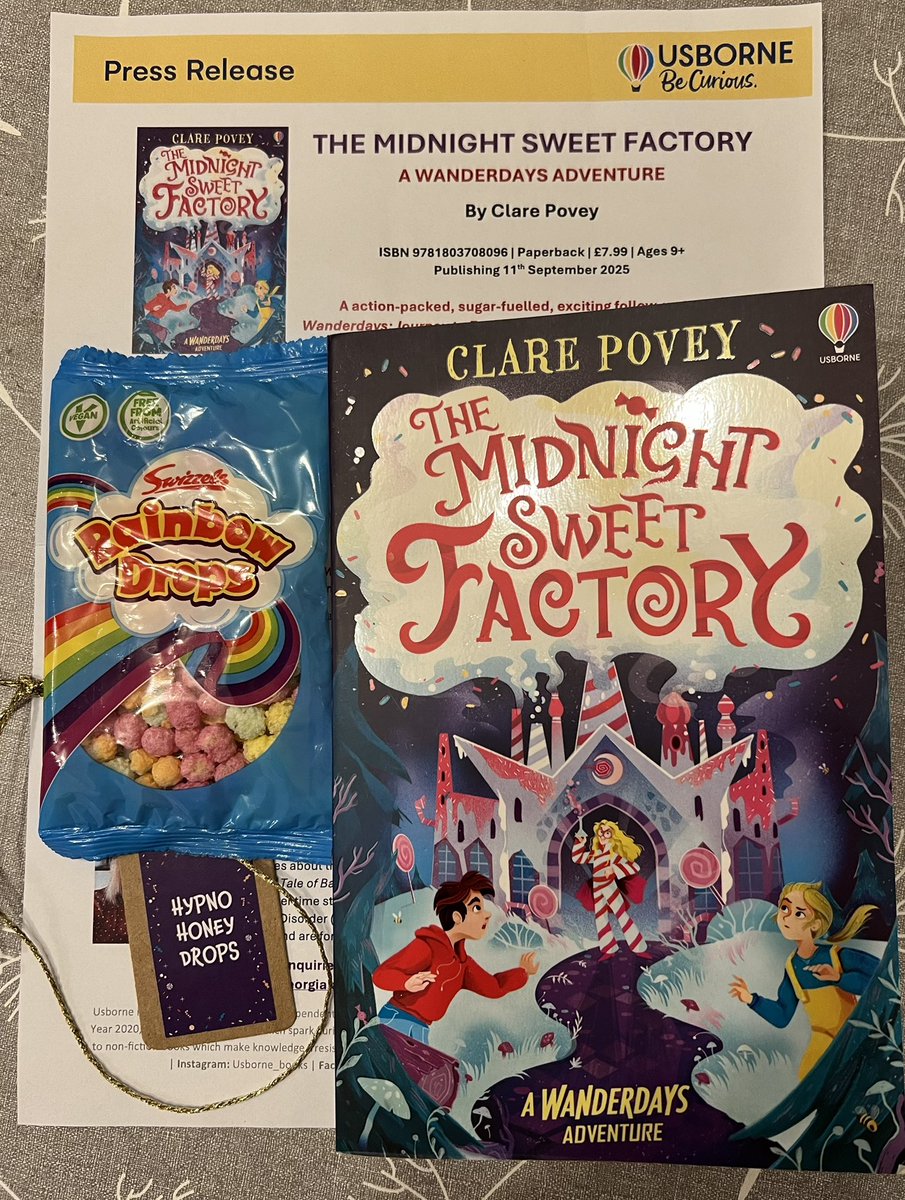 A gorgeous treat from <a href="/Usborne/">Usborne Publishing</a> - thank you.  I loved #JourneyToFantomeIsland and am excited to join Flo and Joseph in their next #Wanderdays adventure as they journey to the Midnight Forest … out now! <a href="/ClareFPovey/">Clare Povey</a>