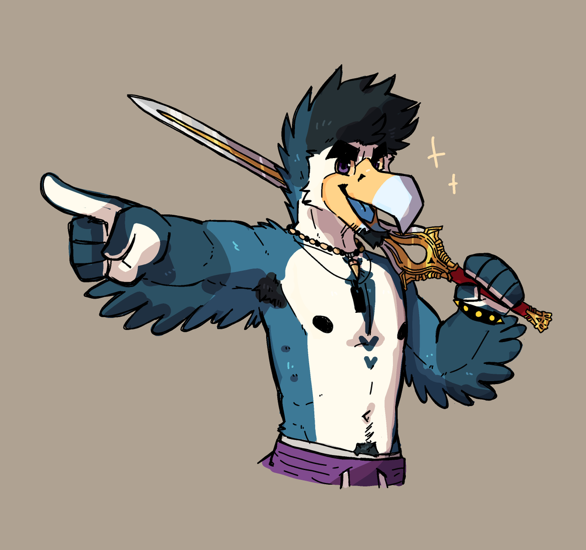 Holding the Falchion ✨️