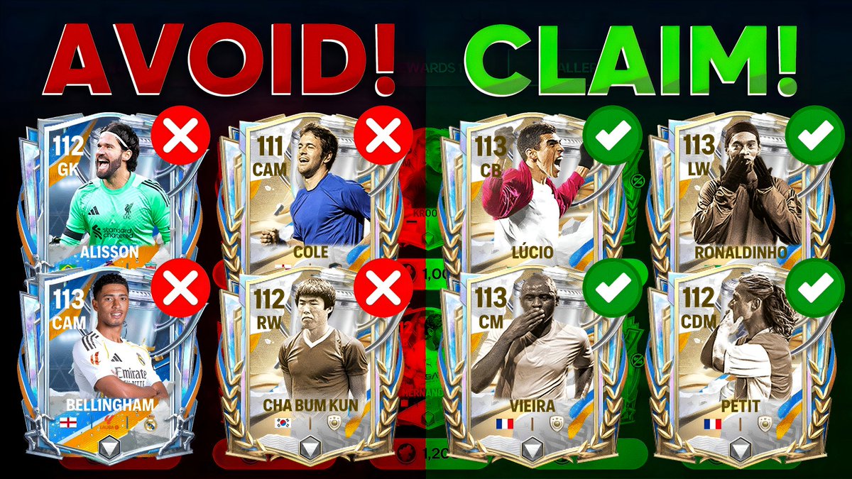 Saumya (@saumya_h2h) on Twitter photo Top Players to CLAIM in Anniversary Week 1 Gallery | FC Mobile
#FCMobile
New Video is OUT 👇🏼
youtu.be/IBk3L-BViSk?si…
<a href="/tutiofifa/">Tío Fifah 🇨🇴 🇵🇸 حرة</a> <a href="/FCMMIZ/">FC Mobile News Fan</a> <a href="/GigaXGame/">GIGA GAME</a>
RT APPRECIATED 🔂❤️ Top Players to CLAIM in Anniversary Week 1 Gallery | FC Mobile
#FCMobile
New Video is OUT 👇🏼
youtu.be/IBk3L-BViSk?si…
<a href="/tutiofifa/">Tío Fifah 🇨🇴 🇵🇸 حرة</a> <a href="/FCMMIZ/">FC Mobile News Fan</a> <a href="/GigaXGame/">GIGA GAME</a>
RT APPRECIATED 🔂❤️