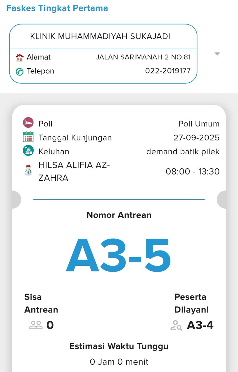 Semoga lekas sembuh Maryam