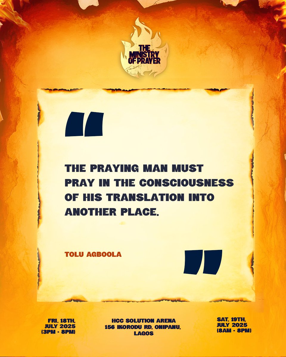 faithfirecon's tweet photo. More Excerpts from Apostle Tolu Agboola's @RevToluAgboola Ministration (Day 2)

#FFC2 
#MinistryOfPrayer 
#FaithFireConference https://t.co/l59vaDHHUy