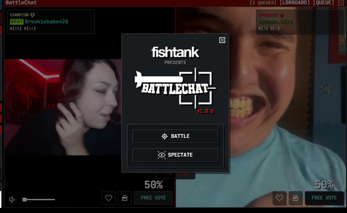 banvinluvifugay's tweet photo. https://t.co/4osQTFle8s #fishtanklive #battlechat lol https://t.co/Bs0cQYdvrH