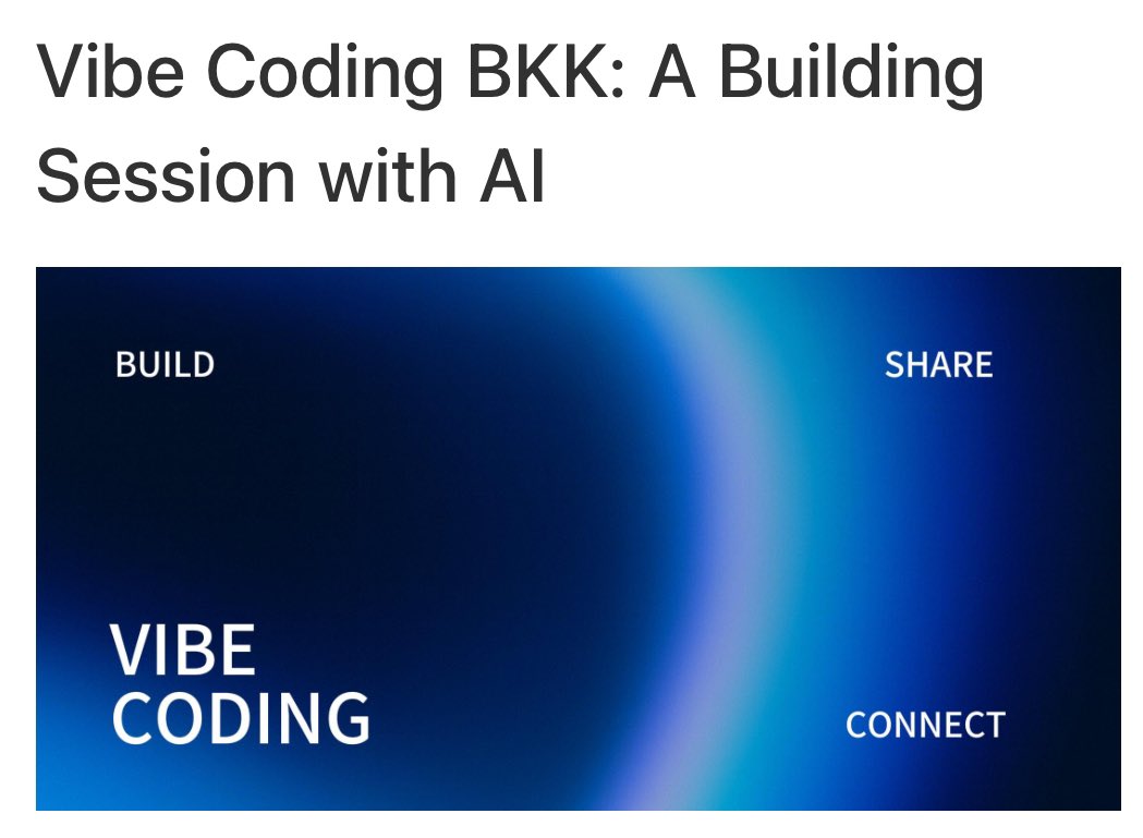 sirada_l's tweet image. Keeping up with tech trend: #VibeCoding 101 🤓

#Web3 #AI #VC