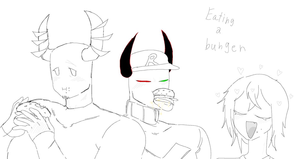 mooomu22's tweet photo. Eating burger 🍔 
#BoundfallenangelDedicatelovetocapturedsouls https://t.co/RVnlG6V7QN