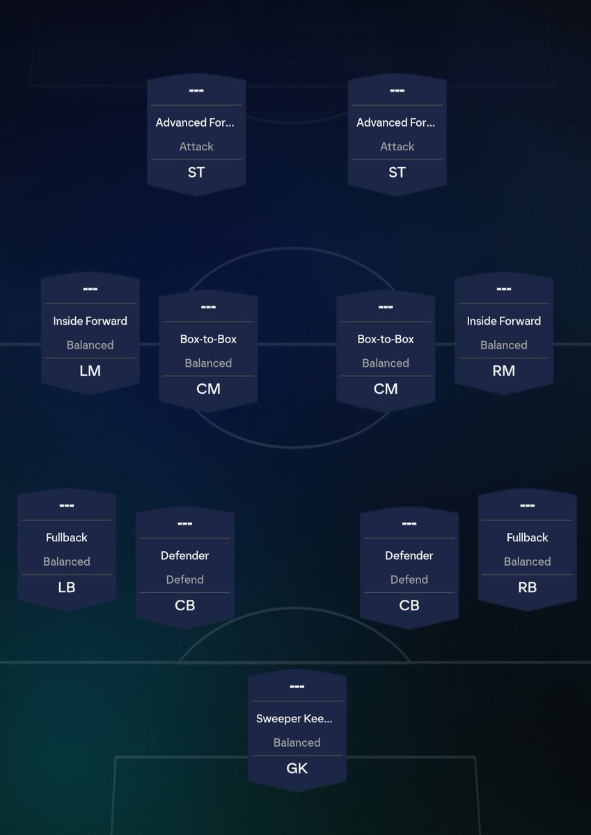 442 is slightly taking over among pros in #FC26.
Here are the tactics, most of them use.

#FCPro #esportsgr