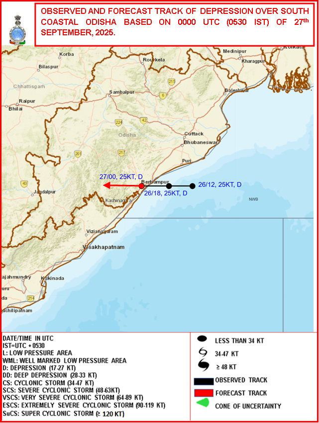India Meteorological Department issues an orange color warning for heavy to very heavy rainfall over Chhattisgarh, Kerala, Mahe, Konkan, Goa, Maharashtra, North Interior Karnataka, Odisha and Telangana. 

Met Department also predicts heavy rainfall over Andhra Pradesh, Coastal