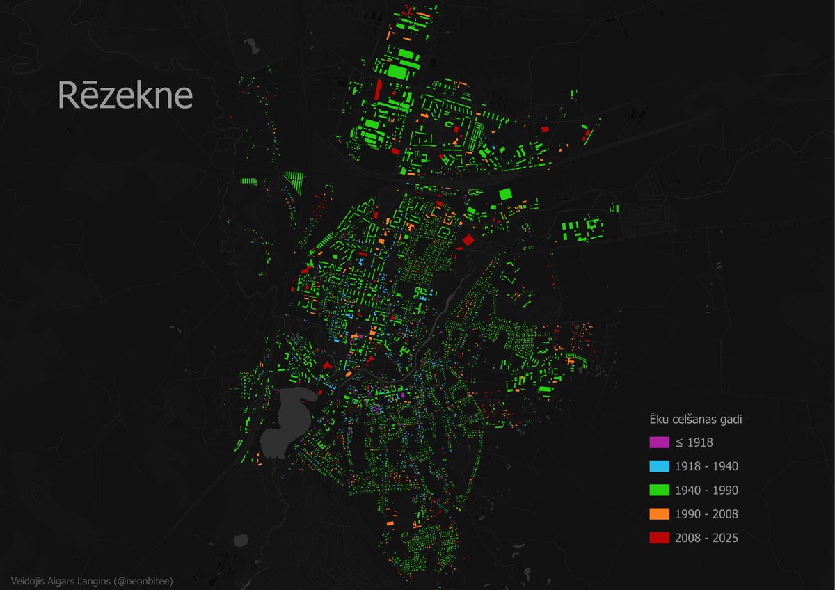 neonbitee's tweet image. Rēzekne galīgi zaļa sanākusi.

Dati ir no @ZemesDienests kadastra, publiski pieejami :)