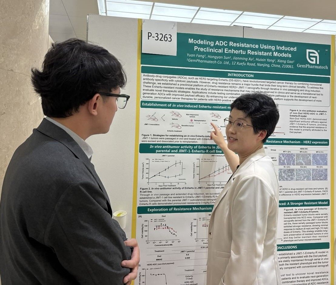 Our team is in Kanazawa, Japan, for the 84th Annual Meeting of the Japanese Cancer Association (#JCA84). Connect with us today at our poster presentation session: 
“Modeling ADC Resistance Using Induced Preclinical Enhertu Resistant Models” 
Time:  15:30 to 16:15 

#JCA2025