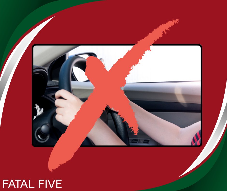 🚑 One quick text at the wheel. 
One second of distraction.
One life, gone forever.

Careless driving destroys futures. Don’t risk it.

#KeepYourEyesOnTheRoad
#FatalFive