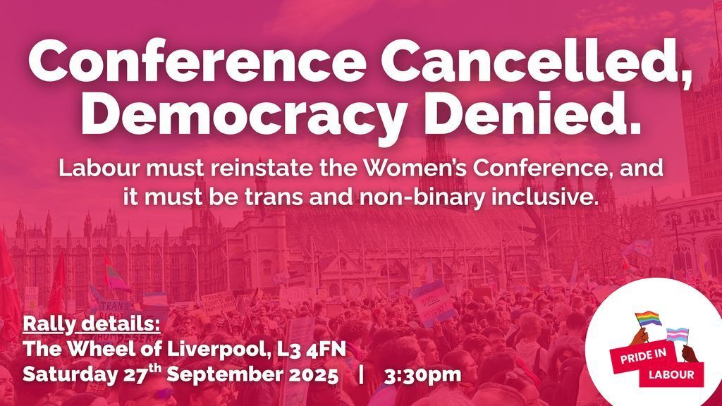 Today, we take a stand. Democracy must mean everyone. Join us at The Wheel of Liverpool at 3:30pm ✊