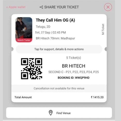 ChennaiMurugAAn's tweet image. erriPuK cinema ani telsina sare chudadam idhi rendo sari ( appudu #HHVM , now #TheyCallHimOG )