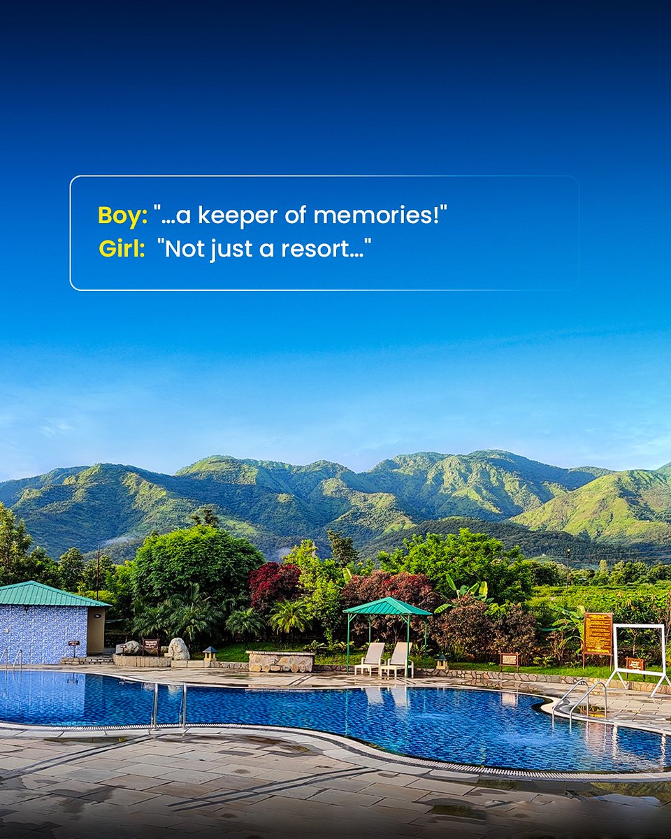 thebaaghcorbett's tweet photo. World Tourism Day calls for a dream escape! Cozy stays, gourmet delights &amp; stunning views await at Resorts By The Baagh. 🏞️✈️
📍 Jim Corbett | 🔗 Link in bio
#WorldTourismDay #ResortsByTheBaagh #TravelGoals https://t.co/v0z69ohGCU