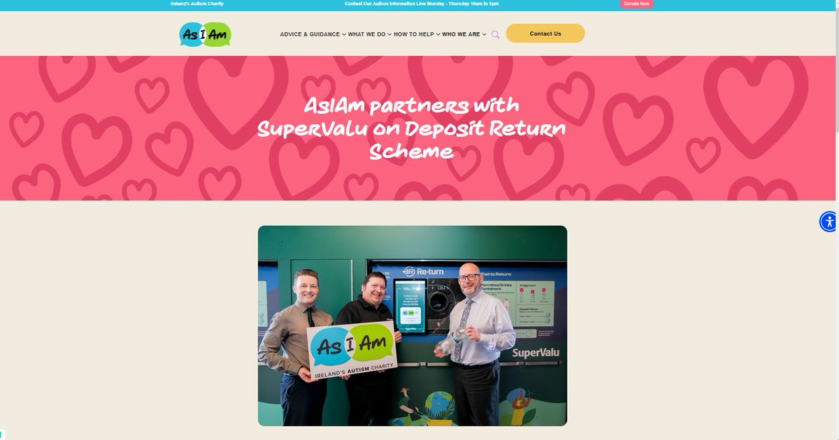 What are the chances!!! Tanaiste brother Adam Harris AsIAm selected as one of two "partner" charities at grocery giant Supervalu/Centra (~30% of Irish market) &amp; the Re-turn scheme, potentially giving them access to €47m donations a year. Of all the 11,516 charities in Ireland...