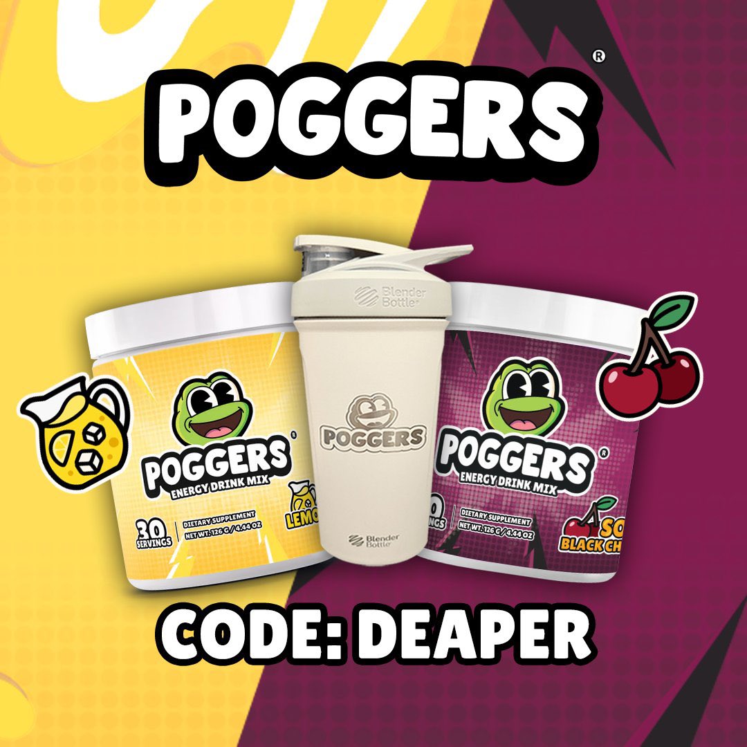 🎯 Nouvelle collab 🔥

Je rejoins <a href="/PoggersShop/">POGGERS® 🐸</a> pour vous présenter du boisson énergisante parfaite pour le gaming 🎮

Boost d’énergie et de concentration 🧘 

-10% sur tout les produits avec mon code DEAPER 

Stay tuned ! 🫱🏾‍🫲🏽