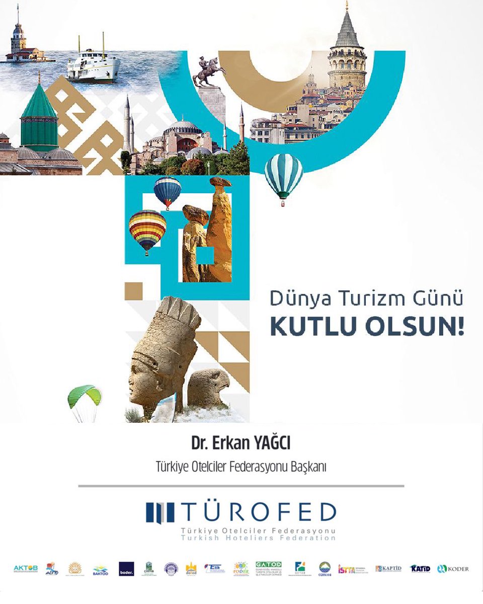 ✈️🌍 Dünya Turizm Günü Kutlu Olsun.

Her yolculuk yeni bir hikaye, her ziyaret yeni bir dostluk demek ✅

#WorldTourismDay #DünyaTurizmGünü #TÜROFED <a href="/ERKAN_YAGCI/">Erkan Yagci</a>