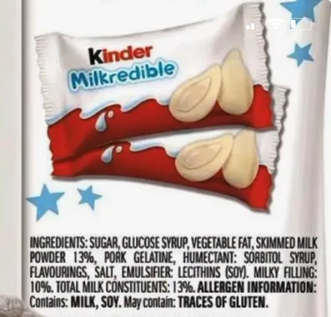 _kalekale_'s tweet photo. Yurtdışındaki kinder ürünlerinde domuz jelatini olduğunu biliyor muydunuz çocuklarınıza alırken daha dikkatli alın https://t.co/p3K8NQ1B3g