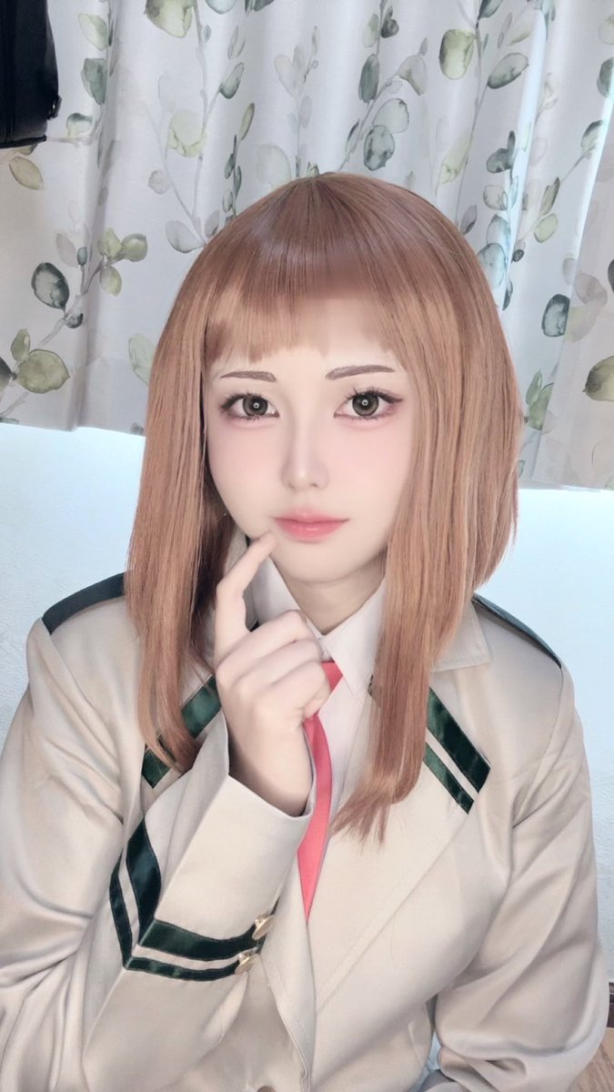 ka_gura_mi's tweet image. お茶子ちゃんコスプレリベンジしてみた🥲 #コスプレイヤーさんと繫がりたい  #ヒロアカコスプレ #麗日お茶子コスプレ