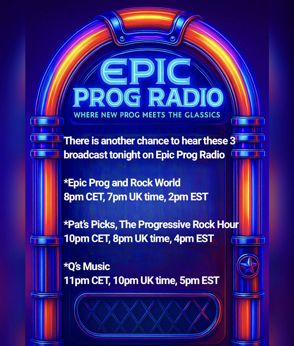 epicprogradio.com
linktr.ee/epicprogradio

#progressiverock #progrock #neoprog  #rockprogressif #independentmusic #newprog #recentprogonly #artrock #airplay #whattheprog #epicprogradio #wherenewprogmeetstheclassics
