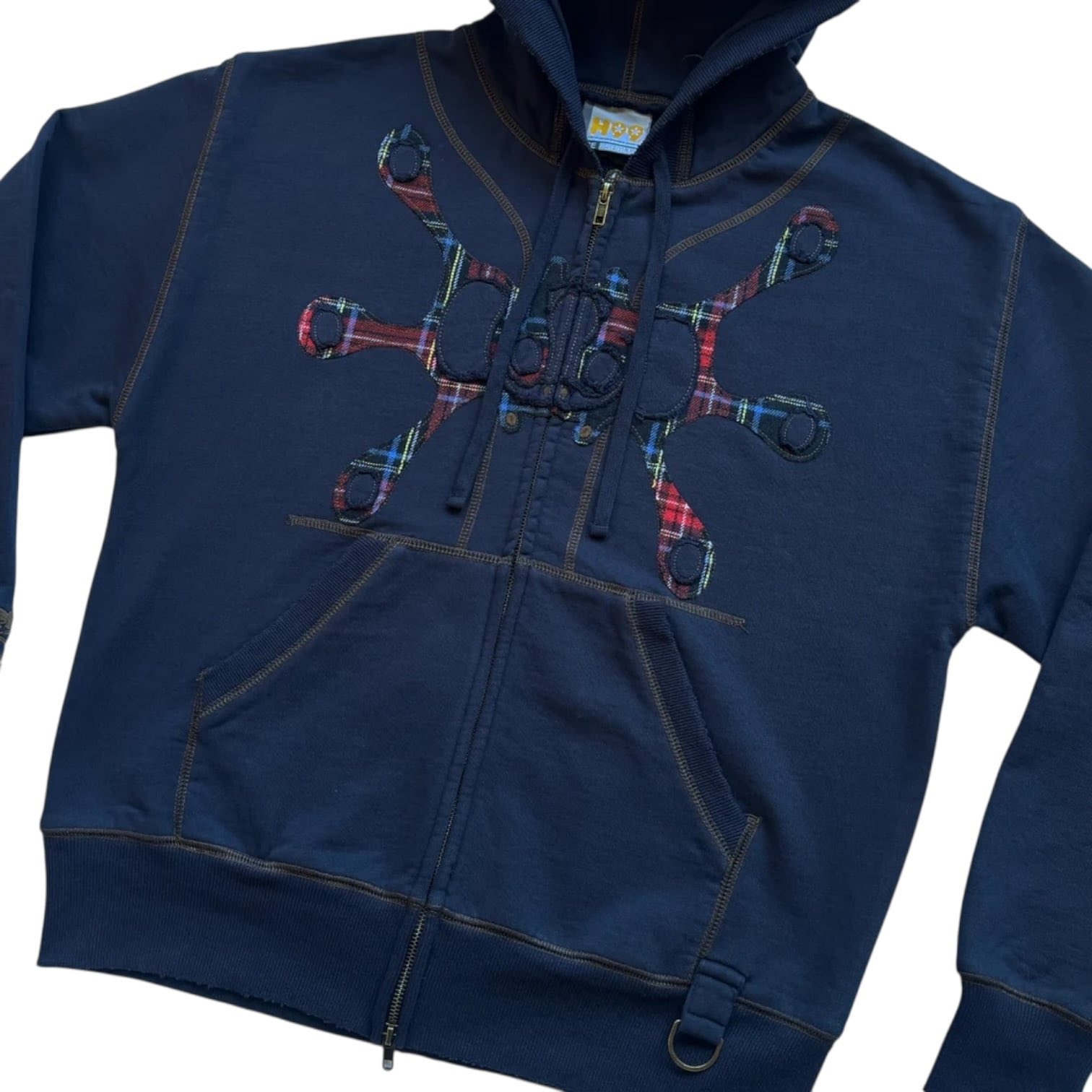 Happy99 Angel99 Zip-Up Hoodie サイズXL Angel99 Zip-Up Hoodie - Navy| Happy99