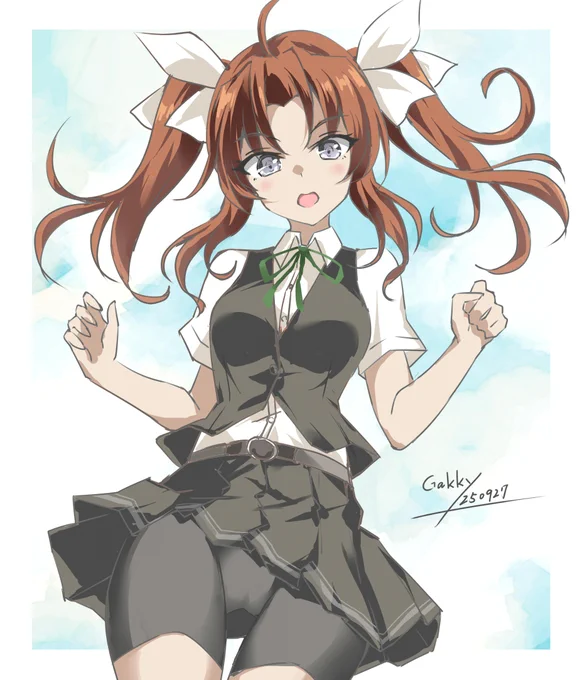 #艦これ版真剣お絵描き60分一本勝負_20250927 #艦これ版深夜の真剣お絵描き60分一本勝負 神風陽炎