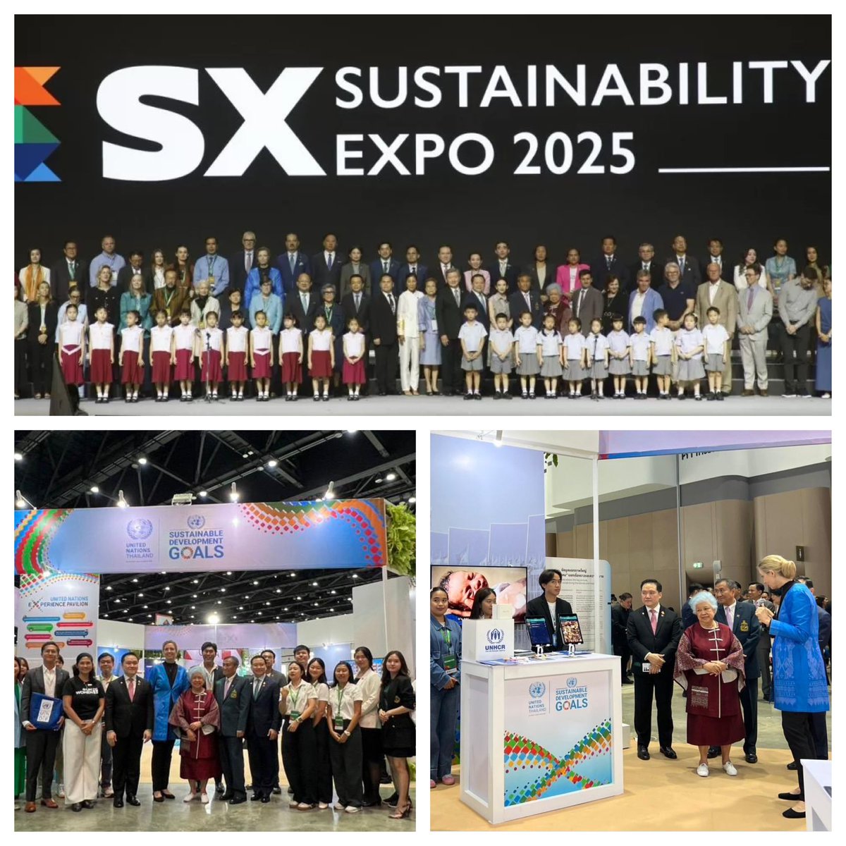 United Nations 🇹🇭is proud to partner with #SX2025, ASEAN’s largest sustainability expo at QSNCC. 🌏✨ At our UN Experience Pavilion, we showcase how #SDGs connect to people’s lives in Thailand – from health and food to jobs and housing. Join us until 5 Oct! #UNThailand #SDGs