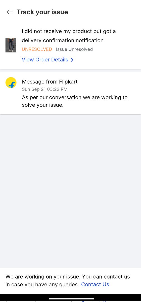 sumitja46684072's tweet photo. @flipkartsupport @Walmart @jagograhakjago i have ordered (order number -OD335463568035695100)  jeans. But till yet i have not received product but delivery boy update its delivered  ihave rising issue but till yet item not delivered. Kindly delivered my product or return my money https://t.co/pTis2wOZjU