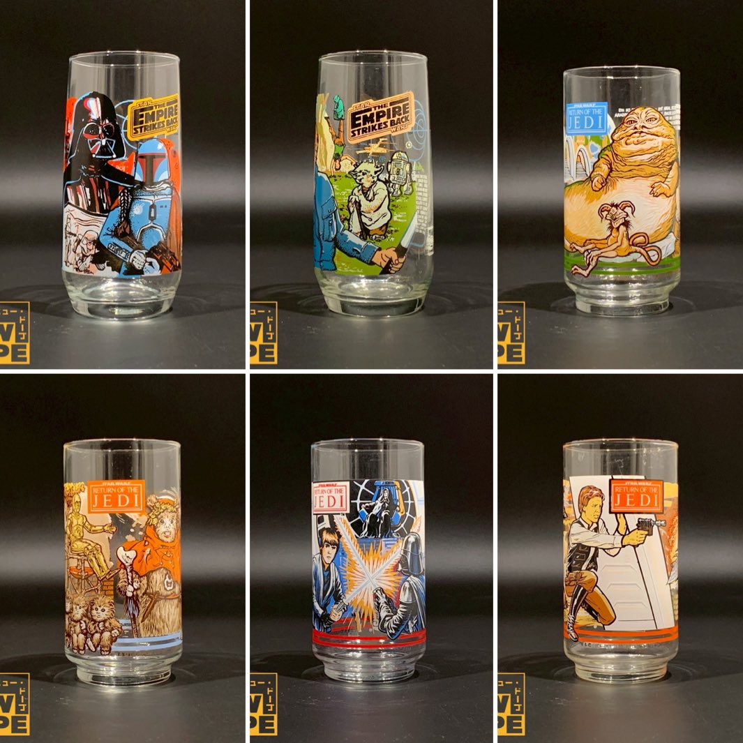 スターウォーズ　バーガーキング　コカコーラ　ノベルティグラス スターウォーズ バーガーキング コカコーラ ノベルティグラス