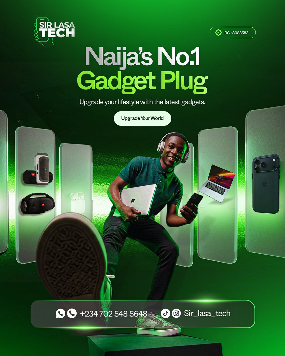 inspiredDZN's tweet image. They came across my designs and immediately went, ‘Nah, we’re definitely going to be needing your flyers for our brand.’ And that’s how these ones for Sir Lasa Gadgets came to life.