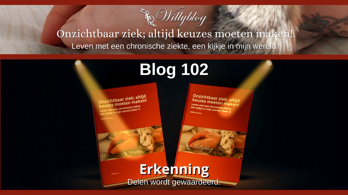 Wwauzz's tweet photo. Mijn tante belde: ‘Ik realiseerde me na het lezen van je blog nu pas echt hoe ziek je bent, ik 
vind het zo erg!…’ De tranen schoten me in de ogen. 
De erkenning van mijn ziek-zijn door een ander, is zo belangrijk voor mij! (Jammer genoeg…)
https://t.co/Q5rY8Y4k2x https://t.co/kkJM8YecXt