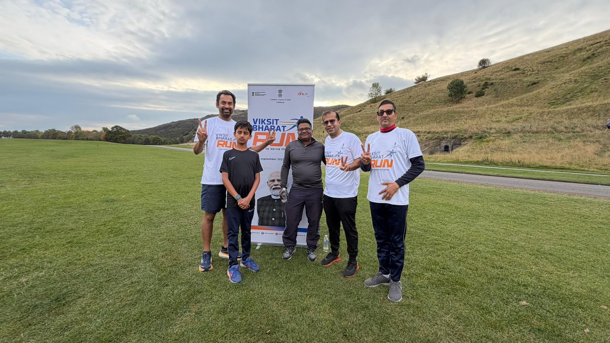 IndiaInScotland's tweet photo. Grateful to all participants &amp; partners for making this event a success! ✨
#RunForBharat #IndiaInScotland #MYBharat #SevaParv #SevaPakhwada2025 #ViksitBharat #ViksitBharat2047 #MYBharat 
@VDoraiswami
@MEAIndia
@IndianDiplomacy
@MYBharatHQ
@mygovindia
@diaspora_india
@YASMinistry https://t.co/gWraNTBasi
