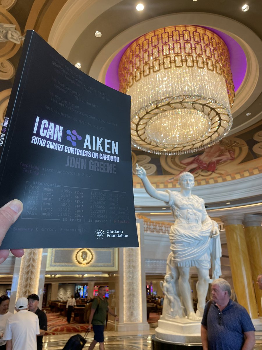 CardanoBook's tweet image. The @cardano academy release the @aiken_eng video course next week. If you want to sharpen up first, leave your @adahandle , or address, in the comments and “I can Aiken” will appear in your wallet through the miracle of eUTxO @Cardano_CF @InputOutputHK @emurgo_io @book_io…