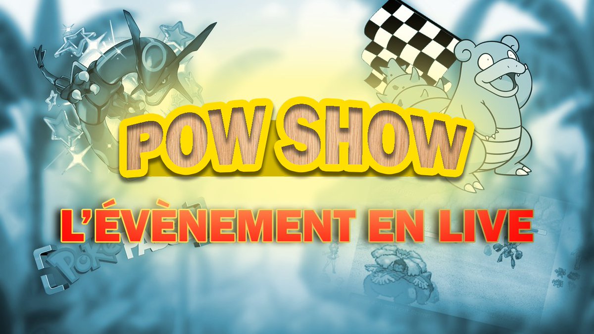 JOUR 2 du Powshow ! 
Du lourd toute la journée !

twitch.tv/Powtow