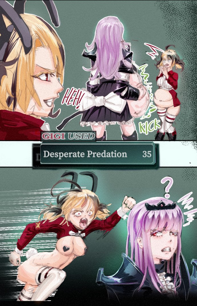 VoreRespite's tweet image. [🔞Vore NSFW Warning🔞] Vessel Tactics PART 1

(Vtuber edition) Gigi x Mori, Repost and divided for your viewing pleasure