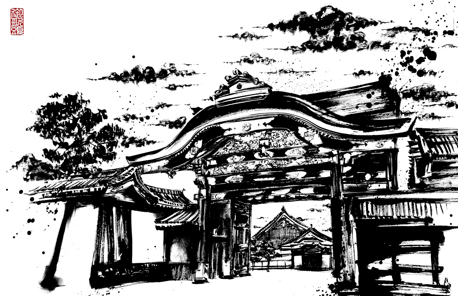 墨絵師 御歌頭【Sumi-E OKAZU】 on X: 