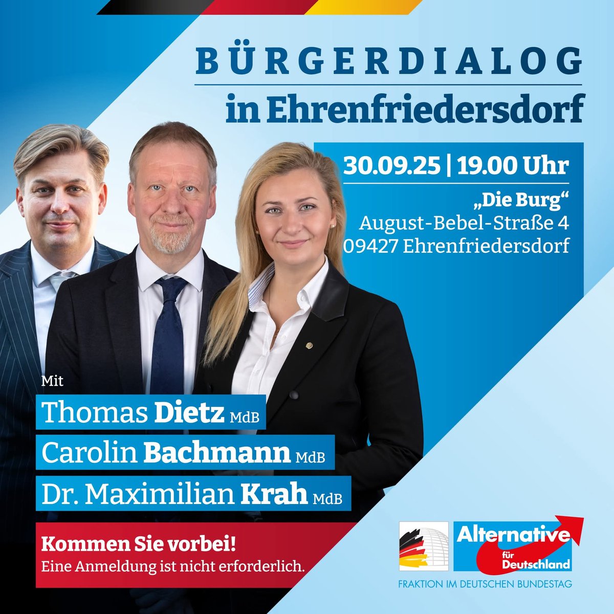 Dienstag in Ehrenfriedersdorf!!! 🩵💙