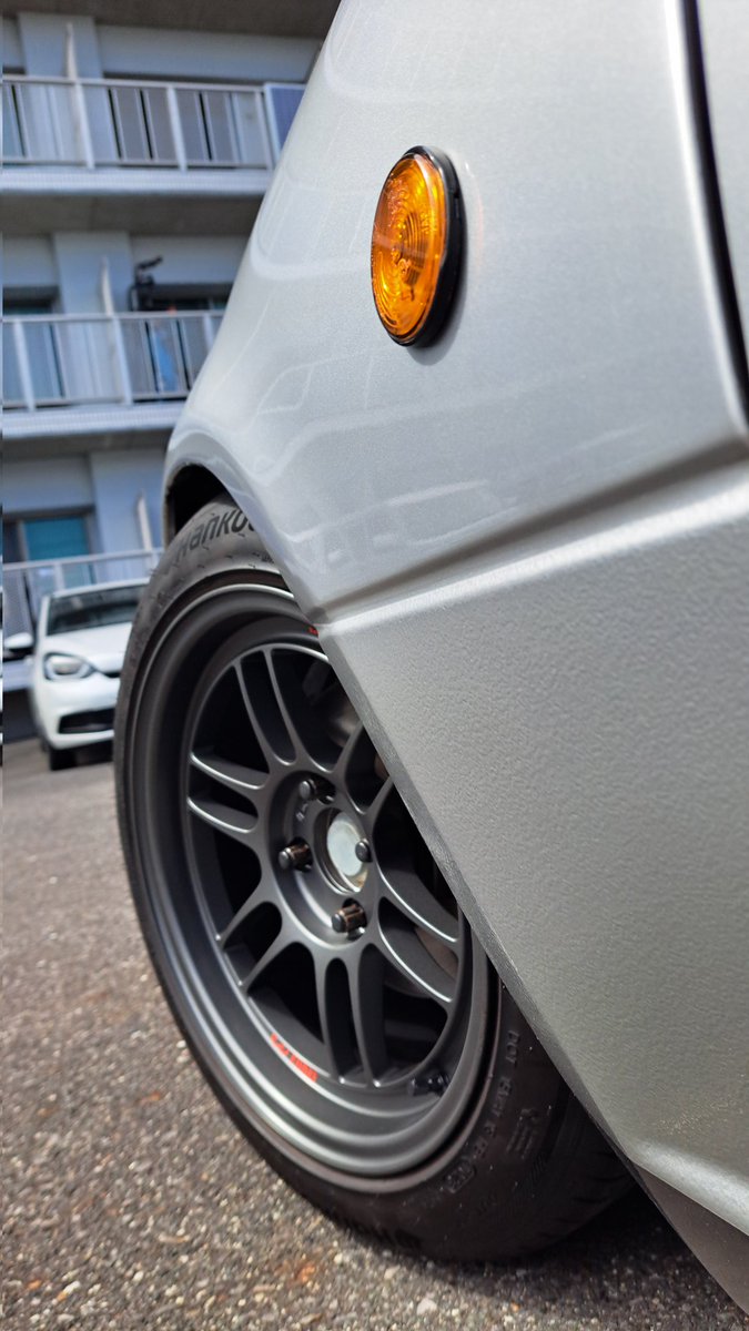 taisei_b737's tweet image. New Wheels✨

 #ユーノスロードスター  #na8c #ENKEI #RPF1