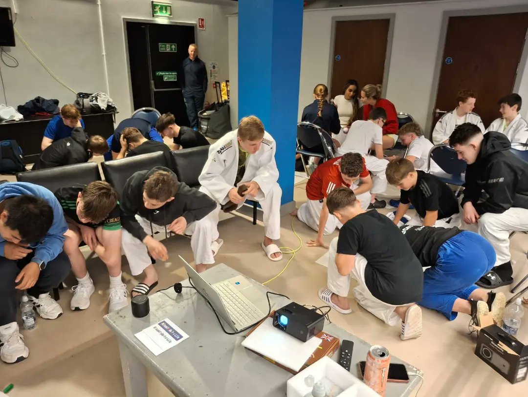 Today our Pathway Squad experienced the Breakfalls for life session and loved it.

All part of care off the mat as well as progress on it. 

Tomorrow our Adaptive Squad are training and next week our competition takes place too!

Full schedule is here nijudo.com/events/calenda…