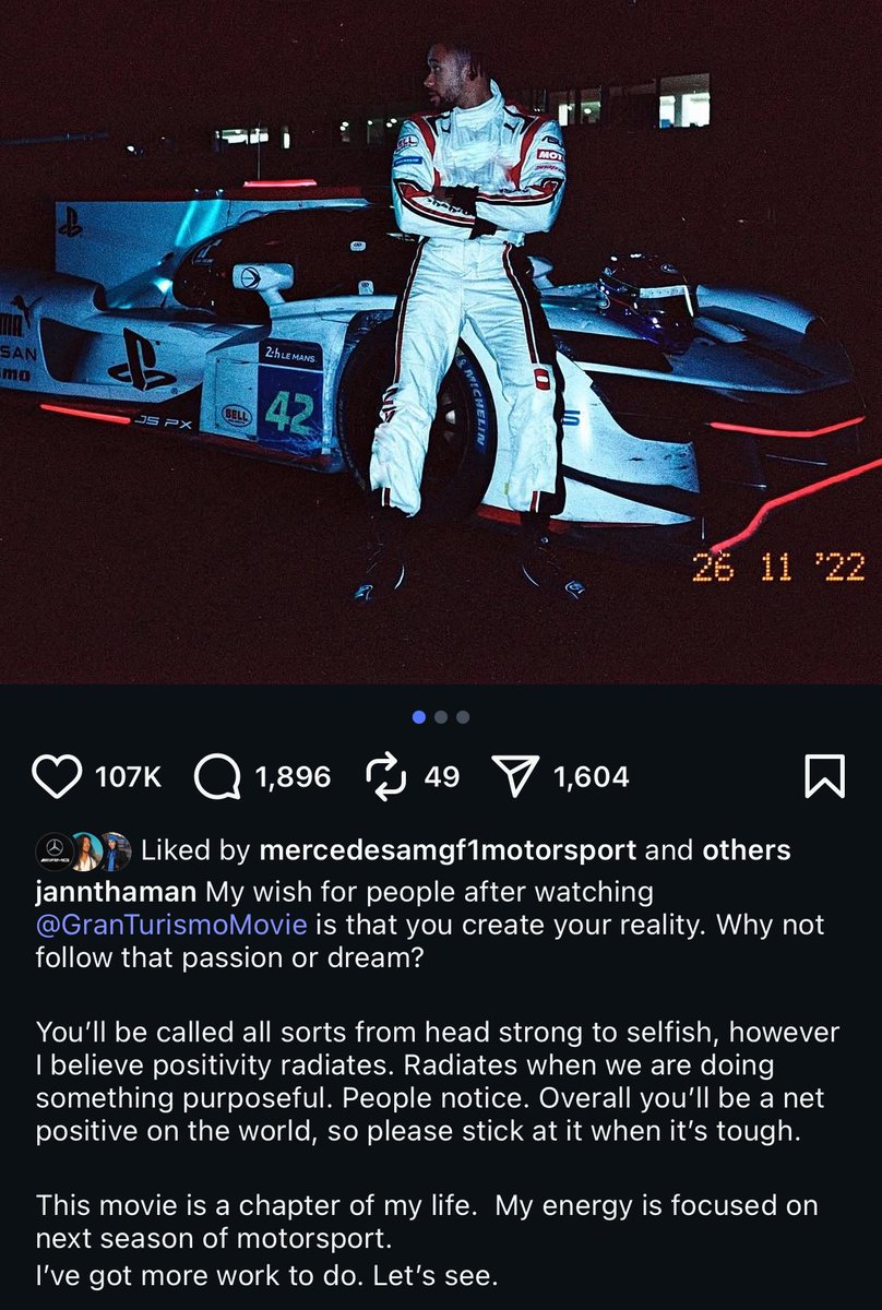 No because it took me this whole time to realize Jann Mardenborough was making his comeback at Nurburgring after his accident 10 years ago and just came second to Max Verstappen 🥹🤩🥰