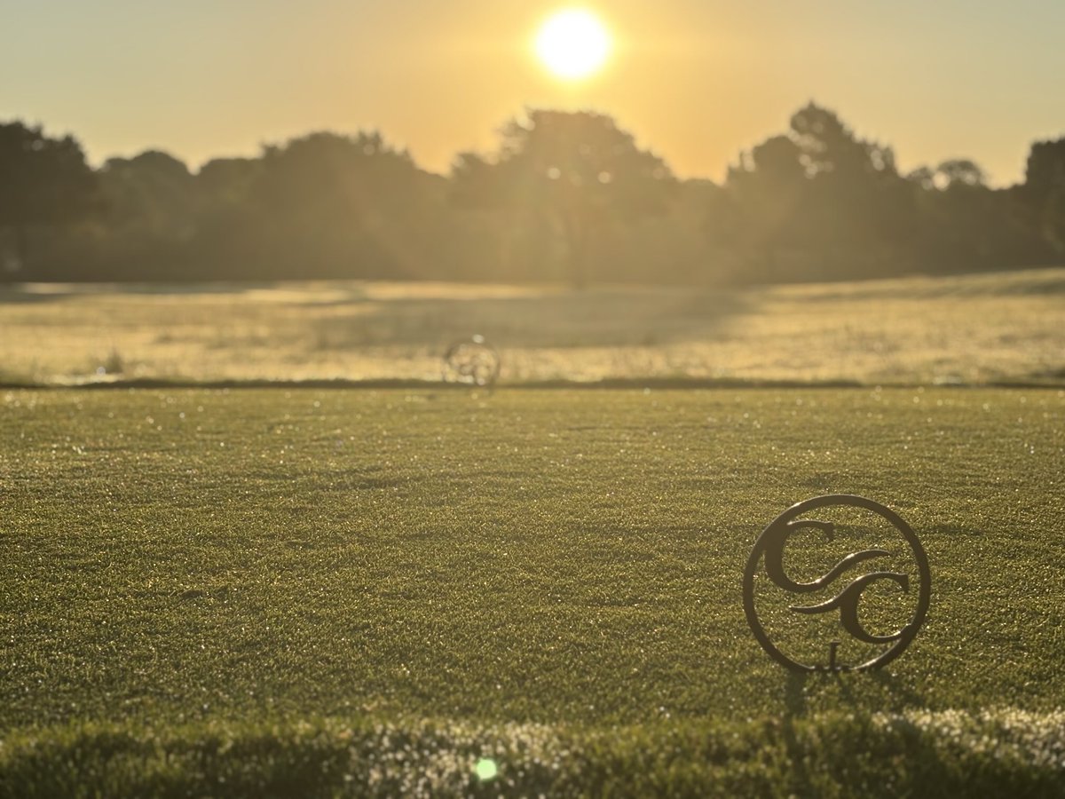 Day 2 of Club Championship. Greens are rolling nicely. #canyoncreekcc