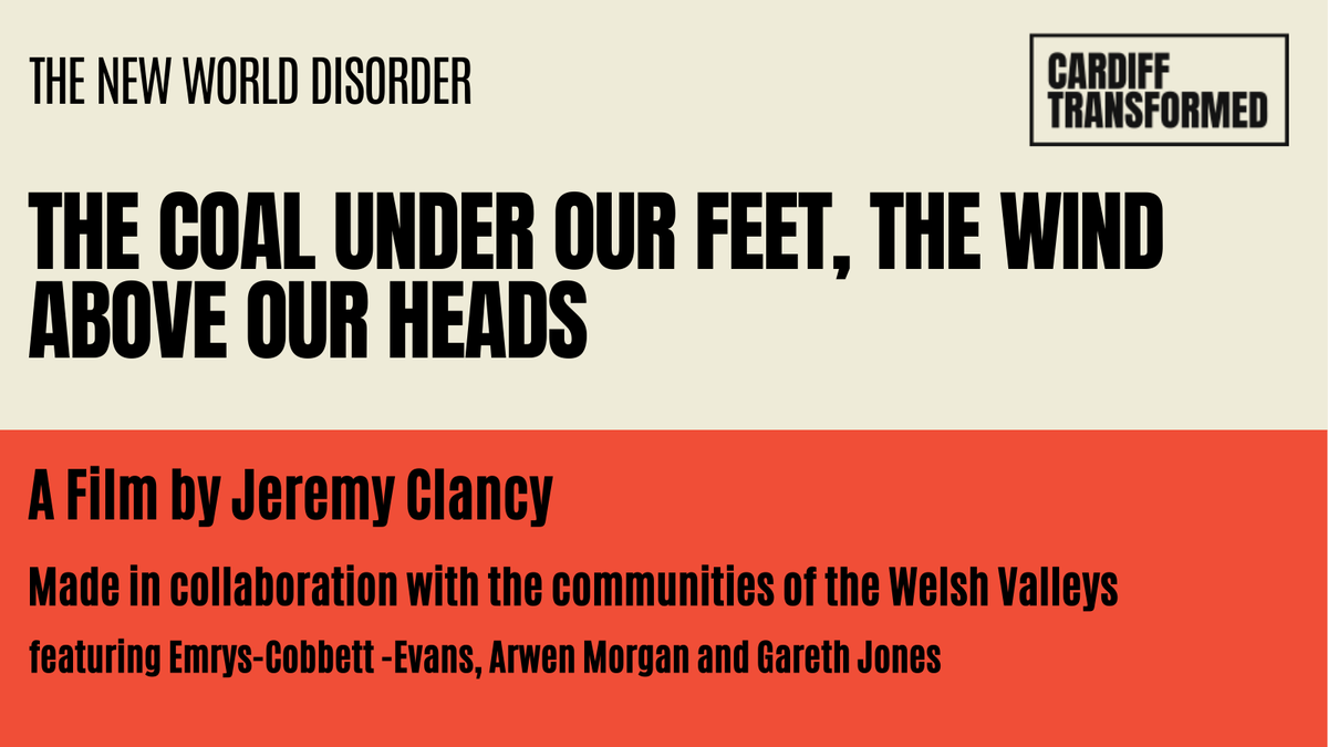 CardiffTWT's tweet photo. We open #Cardifftransformed2025 with 📽️ "The coal under our feet, the wind above our heads" spearheaded by and featuring @BethWinterCynon former MP for Cynon Valley. The film by @JeremyClancy is centred on Tower Colliery. @TWT_NOW 
📅 Sat 27 Sep 
🎟️ https://t.co/pt8xUGNiQs https://t.co/S2sz8wKY14
