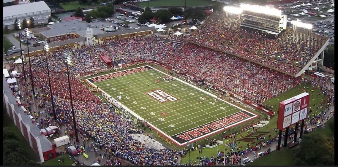Excited to be visiting the University of Louisiana at Lafayette today!! <a href="/ShedrickMckenz2/">Miss-Lou Recruits</a> <a href="/warren_rowan/">Warren Rowan</a> <a href="/CajunsFBRecruit/">Ragin' Cajuns Football Recruiting</a> <a href="/RaginCajunsFB/">Louisiana Ragin’ Cajuns® Football</a> <a href="/UL247Sports/">Louisiana Ragin' Cajuns</a> <a href="/MacCorleone74/">Rion (Ree-un) Young</a> <a href="/Rebels247/">David Johnson</a> <a href="/InTheTrenches22/">InTheTrenches</a> <a href="/MinistryIron/">Gridiron Ministry</a> <a href="/Coach_Luther/">Coach Ben Luther 🏈🥞‼️</a> #cUlture
