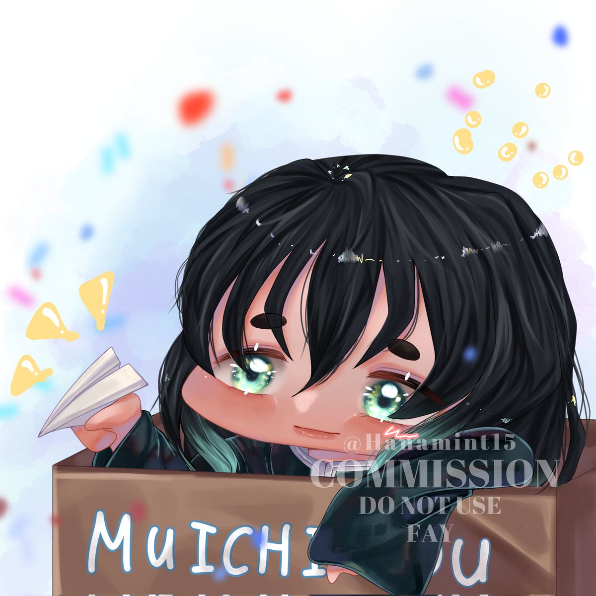 🌿HANA MINT COMMISSION🌿
Chibi commission for @/mefenamiz ✨️💕

Thank you very much for trusting my service! ☕️🌿
#commissionart #MuichirouTokito