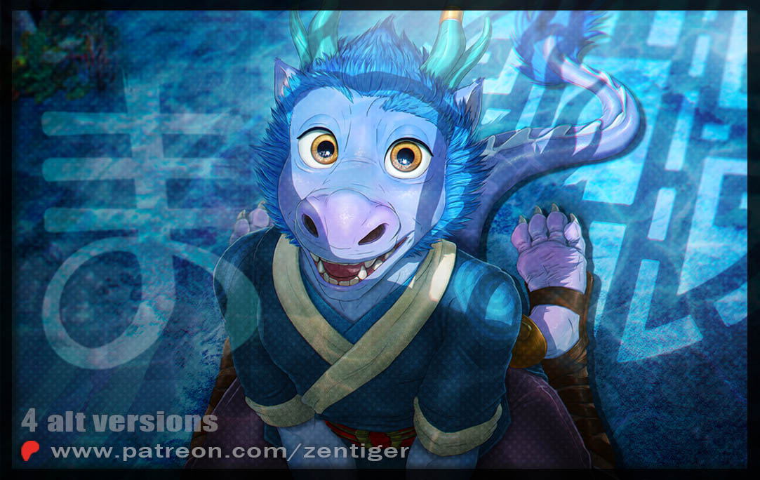 It's a shame the movie 'Hidden Dragon' seems to be canned :/This dragon character, Hei, looks like he would fit in places like Zootopia or something. At least there is a trailer floating out there.